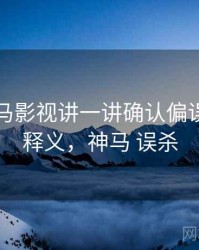围绕神马影视讲一讲确认偏误：术语释义，神马 误杀