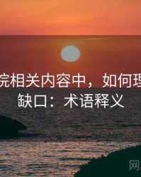 神马影院相关内容中，如何理解证据缺口：术语释义