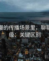 樱花动漫的传播场景里，聊聊信源层级：关键区别