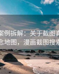 韩漫屋案例拆解：关于截图真伪的概念地图，漫画截图搜索