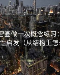 围绕微密圈做一次概念练习：主题是可得性启发（从结构上怎么辨）